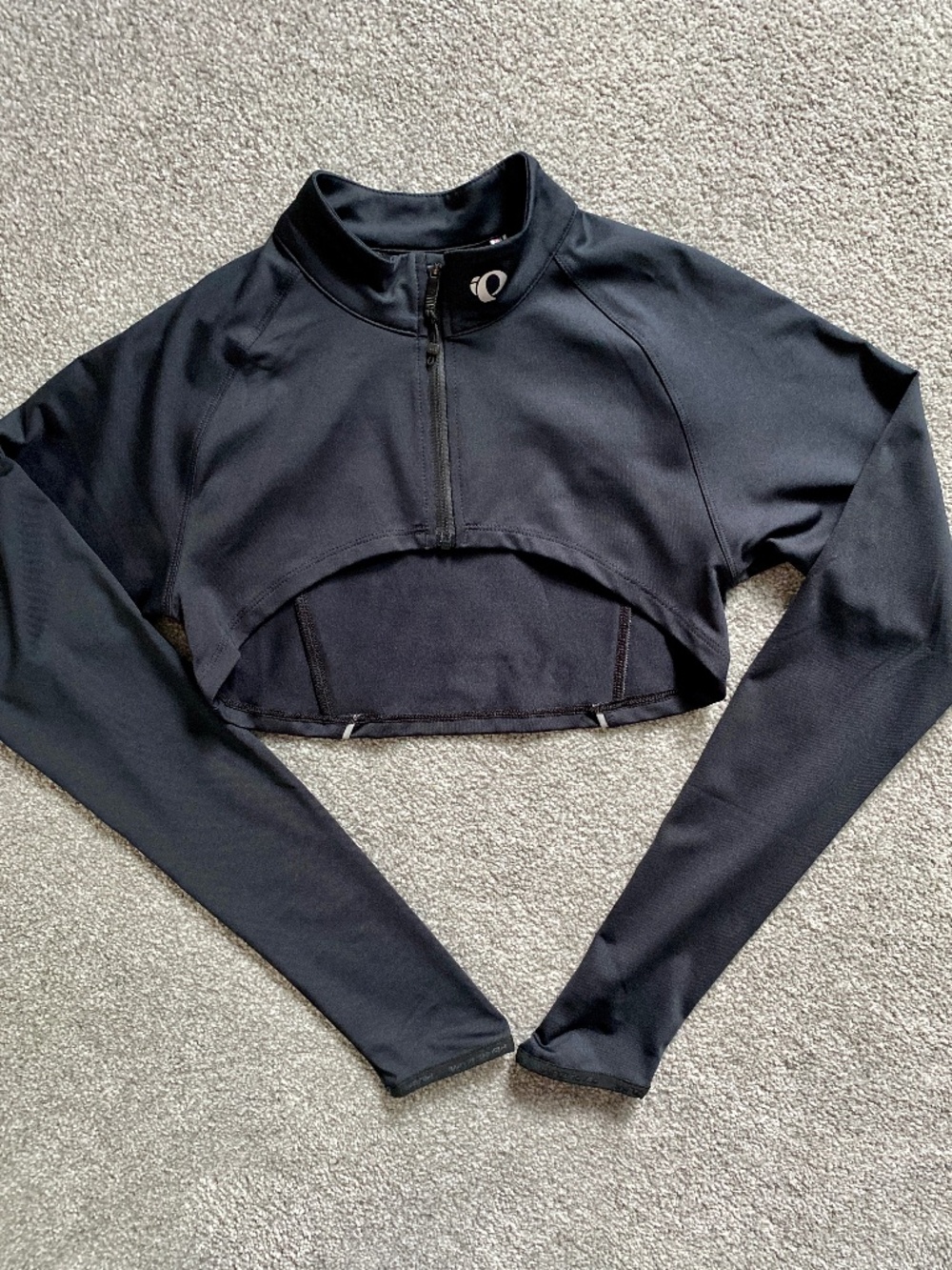 Ladies Pearl Izumi Cycling Biking Shrug Jacket Long Sleeve Black Size Medium